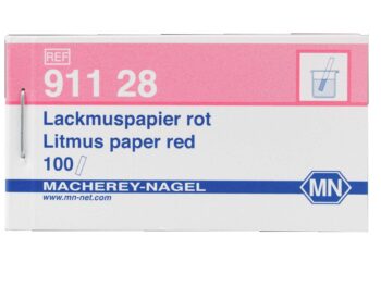 Lackmuspapier rot, pH: 5,0–8,0