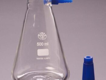 Saugflasche aus Borosilikatglas 3.3