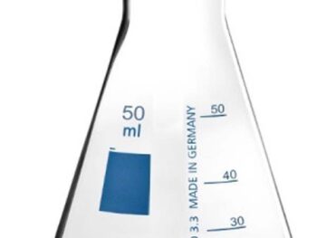 Erlenmeyerkolben weithals aus Borosilikatglas 3.3