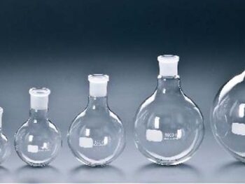 Rundkolben aus Borosilikatglas mit NS