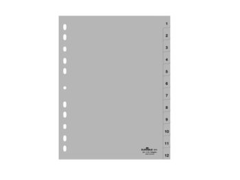Zahlenregister - PP, 1 - 12