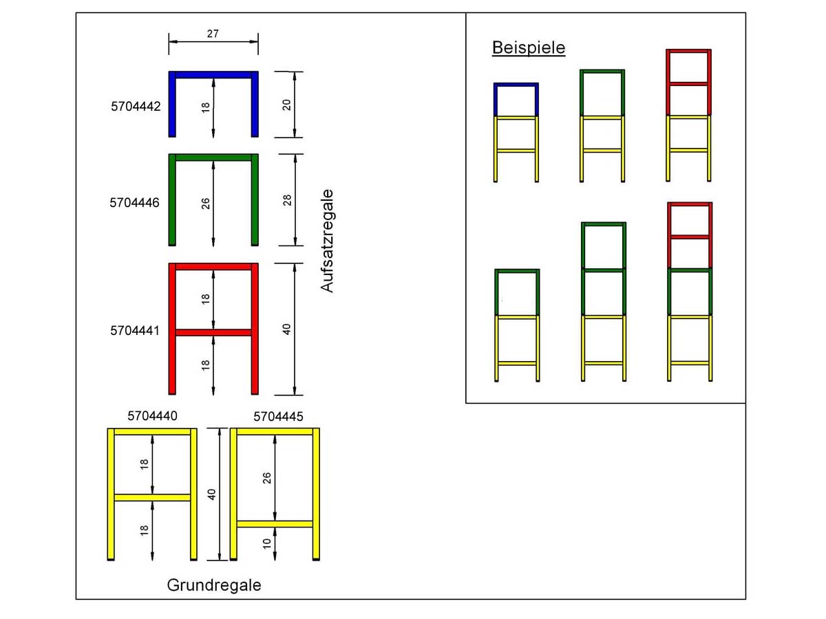 Wagner-Schuhregal-Zeichnung