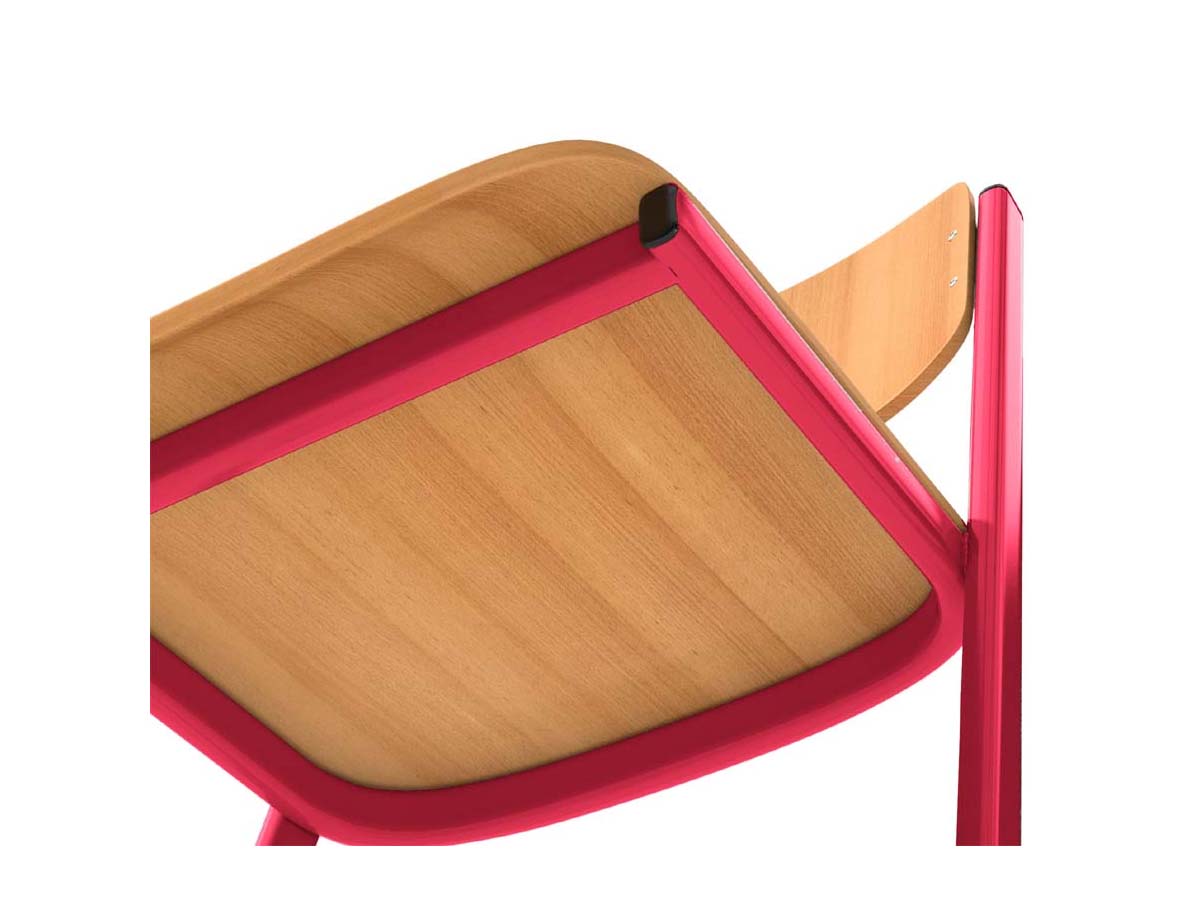 offener Sitztraeger-Stahlrohr