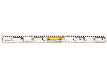 Profil-Lineal mit cm+dm-Skala