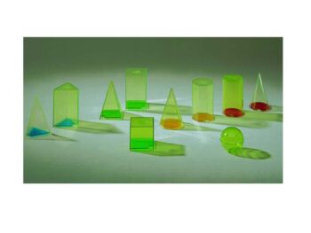Geometriekörpersatz, 10 Stück im Karton