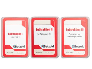 Subtraktion - Kartenset zum Magischen Zylinder