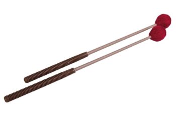 Schlägel Wollfadenkopf, mittelhart - Paar
